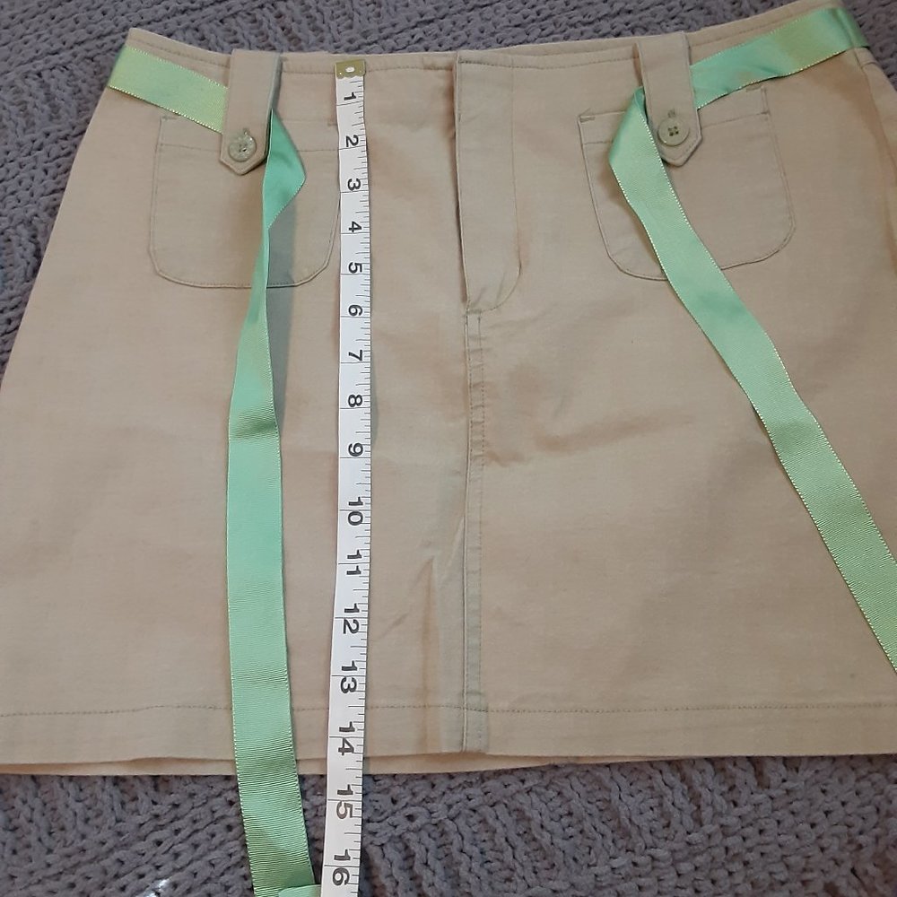 Roxy utility beige khaki skirt - Picture 5 of 11